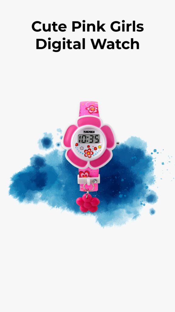 This cute flower designed girls watch is suitable for everyday use and can be the perfect first watch for your little angel. Treat your kid today - the stock is limited!